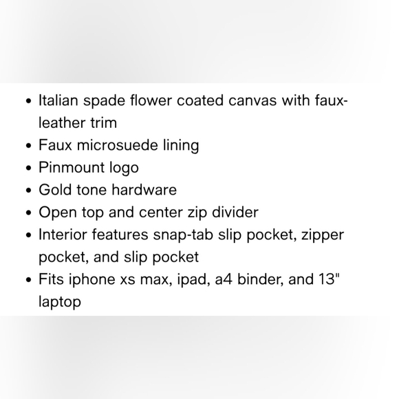 Kate Spade Flower Pink Handbag - Picture 6 of 7